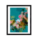 John Lewis EAST END PRINTS Ana Rut Bre Bouquet Floral II Black Framed Print 53.4 x 43.4cm- Buy online at McGrocer