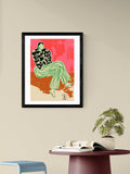 East End Prints Calm Woman framed print 43.4x53.4cm (British brand)
