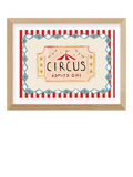 EAST END PRINTS Kid of the Village circus ticket framed print 43.4 x 33.4cm, imported from the UK