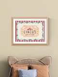 EAST END PRINTS Kid of the Village circus ticket framed print 43.4 x 33.4cm, imported from the UK