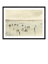 John Lewis EAST END PRINTS Dan Hobday 'Croyde' Framed Print, 63.4 x 83.4cm, Black- Buy online at McGrocer