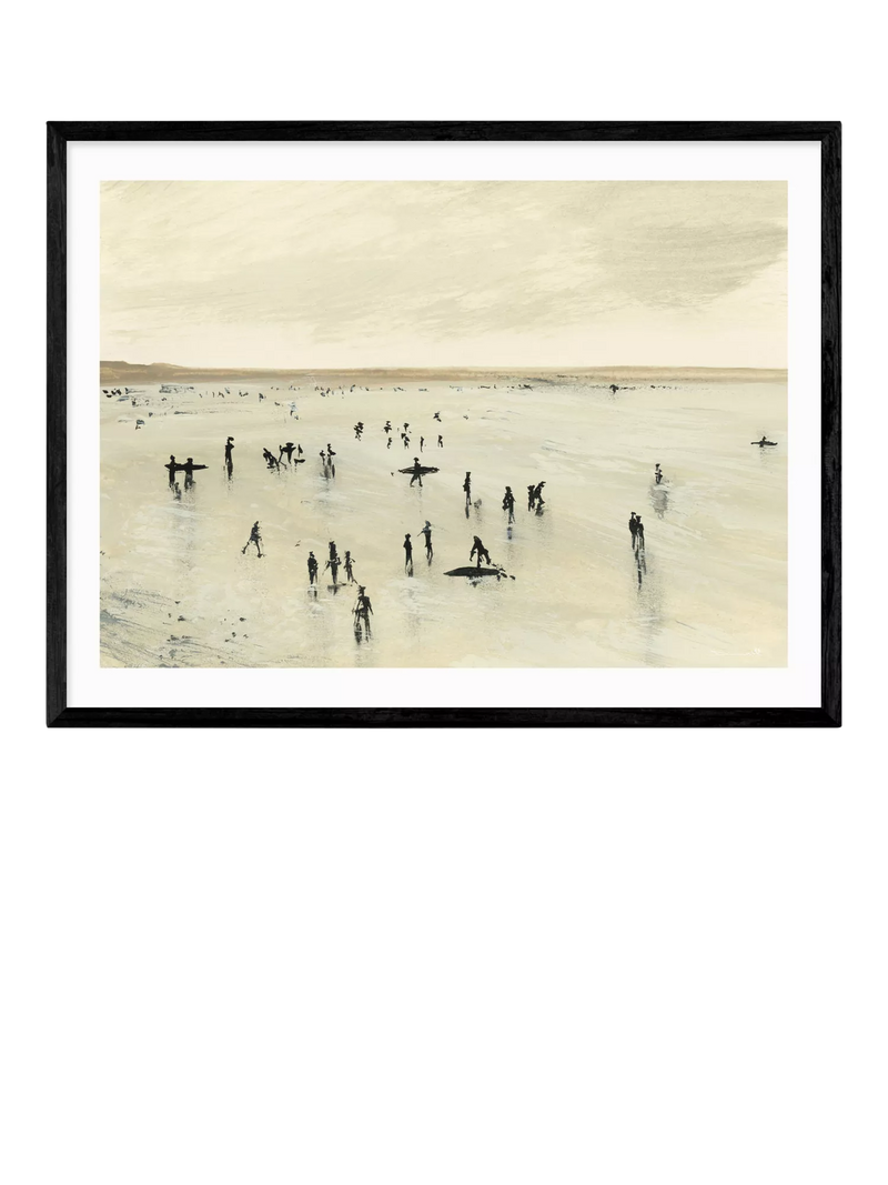 East End Prints Croyde framed print 63.4x83.4cm, imported from the UK
