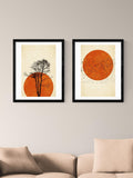 EAST END PRINTS Kubistika Dreamers framed print set 53.4x43.4cm (British brand)