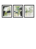 East End Prints Green Abstract framed print set 53.4x43.4cm (British brand)