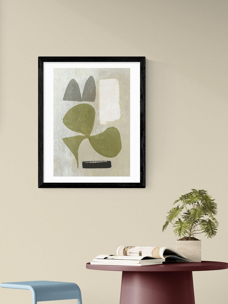 East End Prints 'Guided' framed abstract print 83.4x63.4cm, imported from the UK