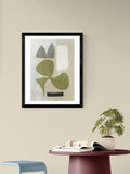 East End Prints 'Guided' framed abstract print 83.4x63.4cm, imported from the UK