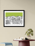 EAST END PRINTS 'Home' London framed print 43.4x53.4cm (British brand)