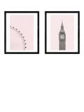 East End Prints London framed print set 53.4x43.4cm - British product