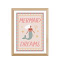 EAST END PRINTS Mermaid Dreams framed print 43x53cm, UK version