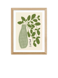 East End Prints mint plant framed print, imported from the UK