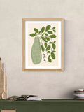 East End Prints mint plant framed print, imported from the UK