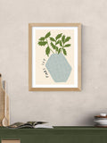 EAST END PRINTS parsley plant print 43.4x33.4cm - British product