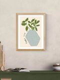 EAST END PRINTS parsley plant print 43.4x33.4cm - British product