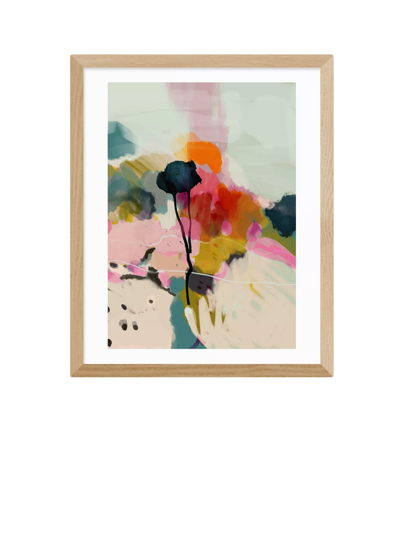 East End Prints abstract framed print 53.4x43.4cm, imported from the UK