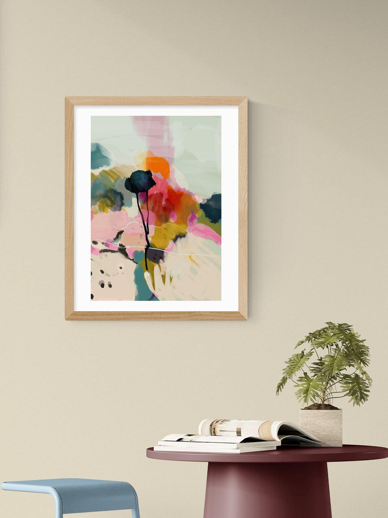 East End Prints abstract framed print 53.4x43.4cm, imported from the UK