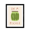 East End Prints Pickle framed art print 43.4x33.4cm - British product