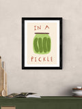 East End Prints Pickle framed art print 43.4x33.4cm - British product