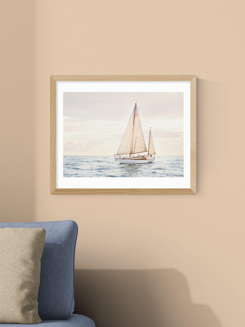 East End Prints Sailboat framed print 43.4x53.4cm, UK version