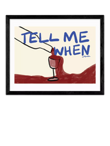 John Lewis East End Prints Stephie Cardona 'Tell Me When' Framed Print, 43.4 x 53.4cm, Black- Buy online at McGrocer