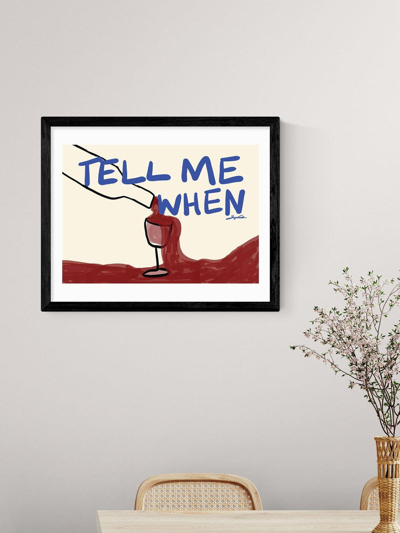 East End Prints framed print Tell Me When 43.4x53.4cm, UK version