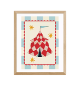 John Lewis EAST END PRINTS Kid of the Village 'The Big Top' Framed Print, 53.4 x 43.4cm, Natural- Buy online at McGrocer