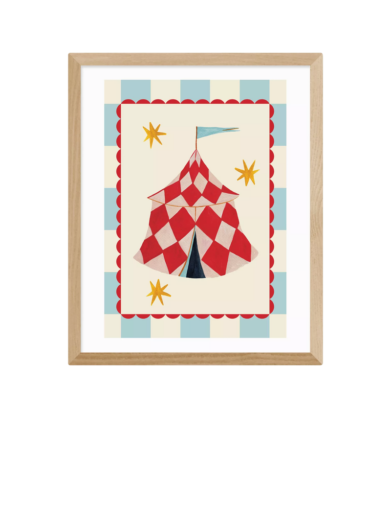 EAST END PRINTS framed print The Big Top 53.4 x 43.4cm (British brand)