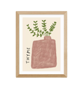 EAST END PRINTS framed print Thyme Plant 43.4x33.4cm, UK version