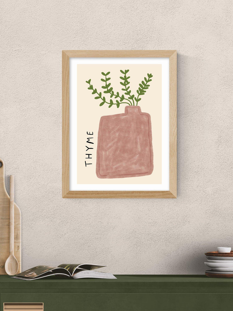 EAST END PRINTS framed print Thyme Plant 43.4x33.4cm, UK version
