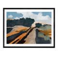 EAST END PRINTS Dan Hobday Trevessa framed print 63.4 x 83.4cm - British product