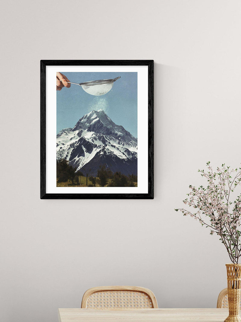 East End Prints mountain collage framed print 53.4 x 43.4 cm - British product
