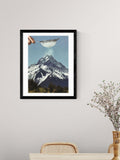 East End Prints mountain collage framed print 53.4 x 43.4 cm - British product