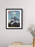East End Prints mountain collage framed print 53.4 x 43.4 cm - British product
