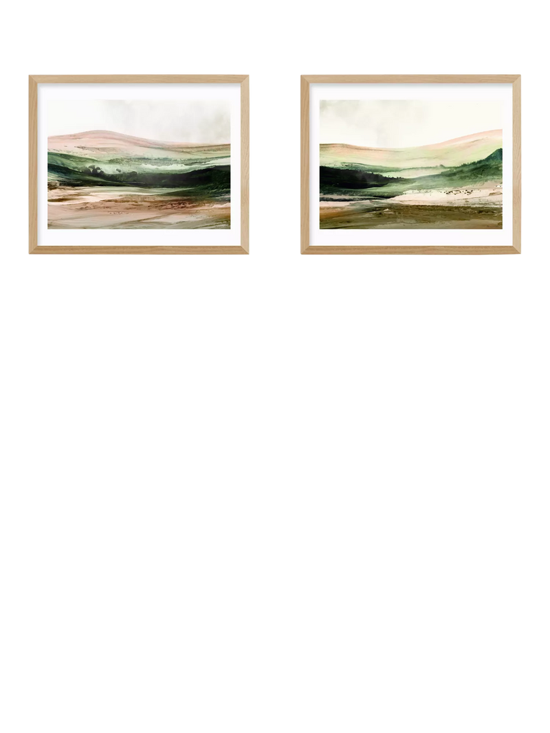 East End Prints Dan Hobday West Country framed print set 43.4x53.4cm, imported from the UK