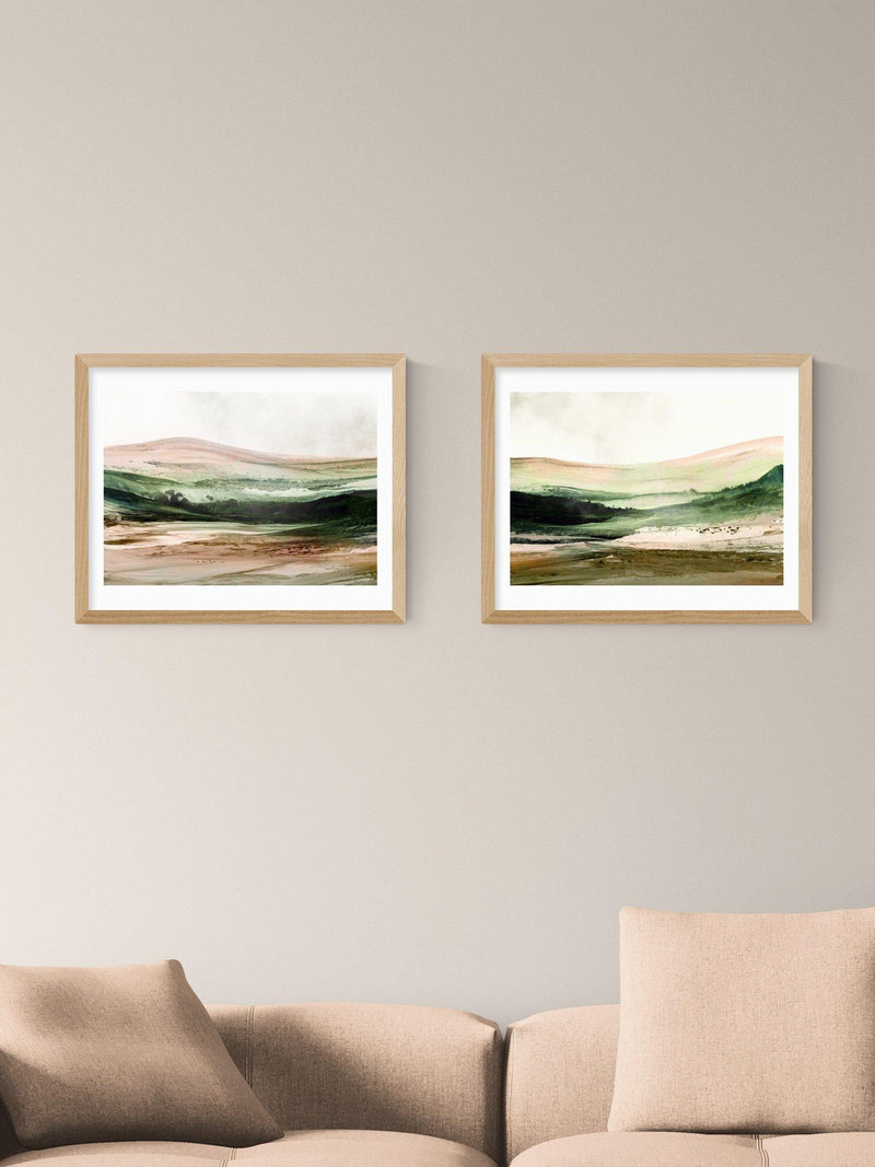 East End Prints Dan Hobday West Country framed print set 43.4x53.4cm, imported from the UK
