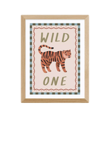 John Lewis EAST END PRINTS Kid of the Village 'Wild One' Framed Print, 43.4 x 33.4cm, Natural- Buy online at McGrocer