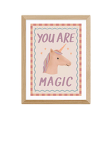 John Lewis EAST END PRINTS Kid of the Village You Are Magic Framed Print, 43.4 x 33.4cm- Buy online at McGrocer