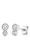 Dinny Hall Duo Diamond Stud Earrings Lab-Grown Diamond 9k Yellow Gold