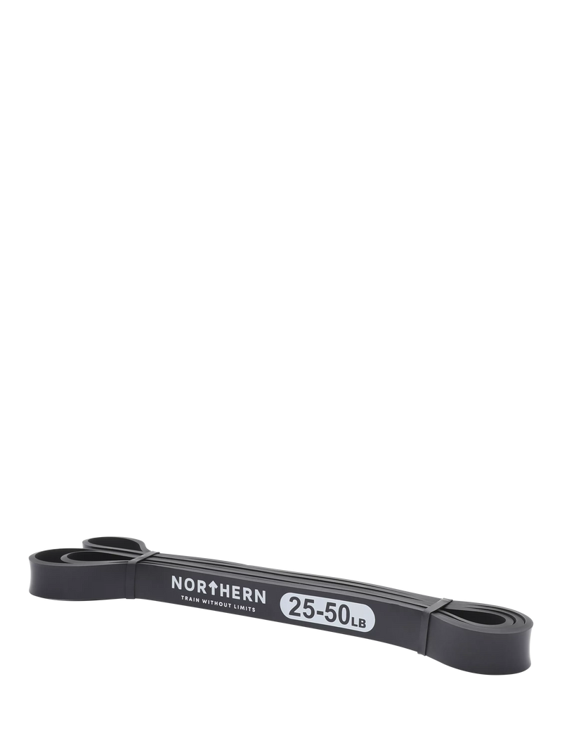 Northern Gym standard workout resistance band in black - British product