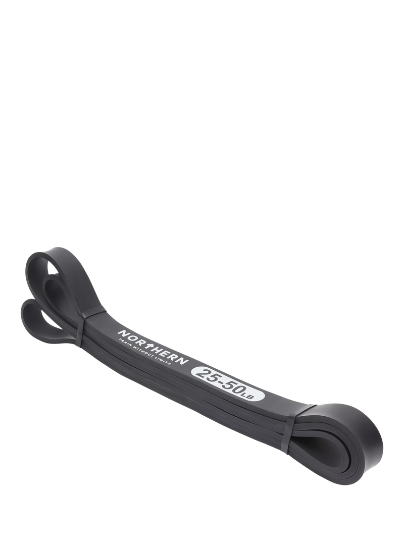 Northern Gym standard workout resistance band in black - British product