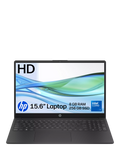 HP laptop 15.6-inch Intel Core 3 8GB RAM 256GB SSD jet black (British brand)