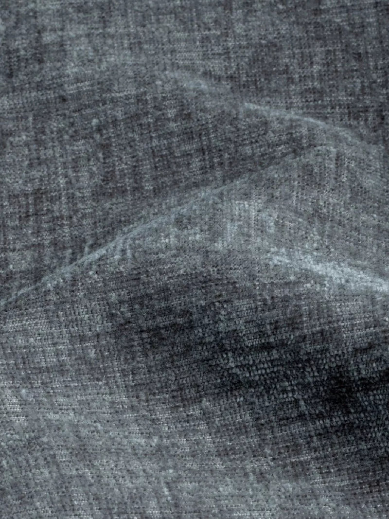 H&S Fabrics Perranporth Furnishing Fabric, Zinc