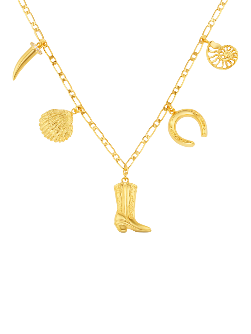 Orelia western charm necklace 43cm, imported from the UK