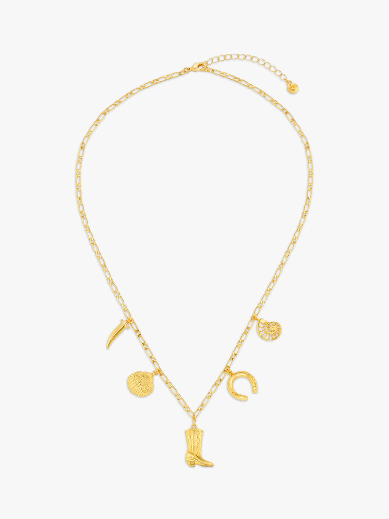 Orelia western charm necklace 43cm, imported from the UK