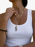 Orelia gold coin charm necklace 40cm chain, imported from the UK