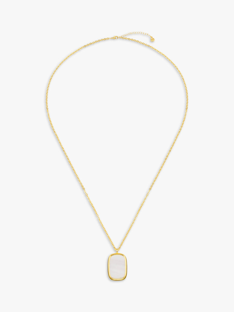 Orelia statement enamel pendant necklace 750mm chain, imported from the UK