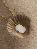 Orelia statement enamel pendant necklace 750mm chain, imported from the UK
