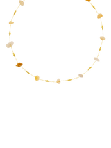 John Lewis Orelia Chip and Bead Necklace Gold- Buy online at McGrocer