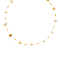 Orelia gold plated chip and bead necklace, UK version