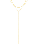 Orelia lariat necklace gold plated 45cm - British product