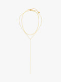 Orelia lariat necklace gold plated 45cm - British product